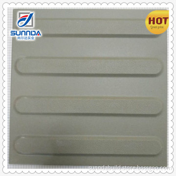 indicator tile for blind tactile paving tiles with direction and caution pattern